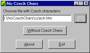 No Czech Chars