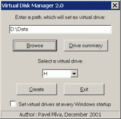 Virtual Disk Manager - obrzky